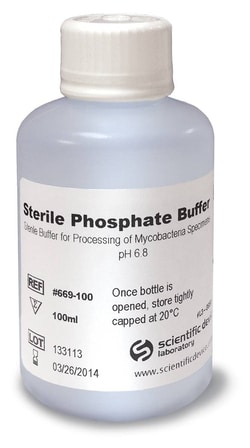 StatLab Sterile Phosphate Tuberculosis Buffer Packets