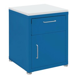 Fisherbrand Industrial Storage Cabinets - Formica Laminate Top, Square Cut Edge, with Glides 1 Drawer, 1 Door | Buy Online | Fisherbrand&trade; | Fisher Scientific