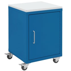 Fisherbrand™ Industrial Storage Cabinets - Cleanroom Laminate Top, Square Cut Edge, with Casters