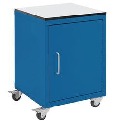Fisherbrand™ Industrial Storage Cabinets - 3/4 in. Thick White Phenolic Resin Top, Square Cut Edge, with Casters