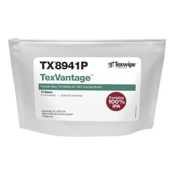 Texwipe™ Texvantage Polyester Pre-wet Wiper with 100% IPA Solution