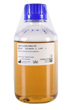 Hardy Diagnostics™ Tryptic Soy Broth (TSB), Polycarbonate Bottle