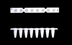 Azure Biosystems Low Profile White Thin-Wall 8-Tube Strip, 0.1 mL