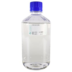 Hardy Diagnostics&nbsp;Fluid D, USP, 1000 mL Fill, Polycarbonate Bottle