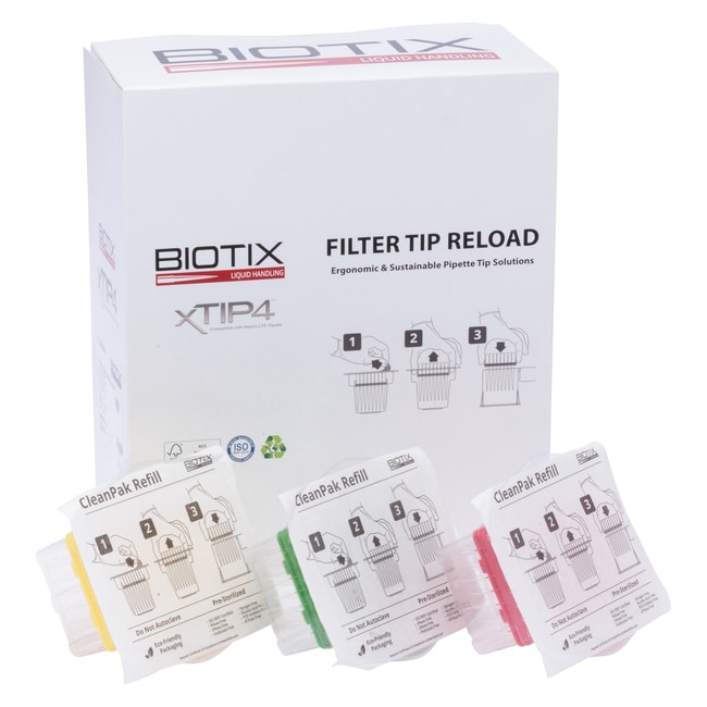 BIOTIX Sterile xTIP Filter Tip Reload Rainin LTS Compatible Pipette