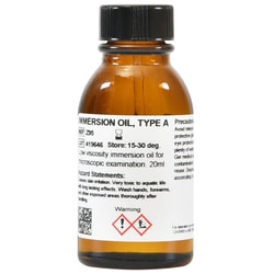 Hardy Diagnostics&nbsp;Immersion Oil, Type A, 20 mL, Low Viscosity