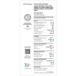 Thermo Scientific SureSTART 0,2 ml-TPX-Mikrofläschchen mit Schraubverschluss und Glaseinsatz für 2 ml-Proben, Stufe 3 Hochleistungsanwendungen 0,15 ml | Buy Online | Thermo Scientific&trade; | Fisher Scientific