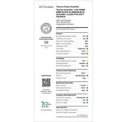 Thermo Scientific SureSTART 8 mm Crimp Caps, Level 3 High Performance Applications Silver | Buy Online | Thermo Scientific&trade; | Fisher Scientific