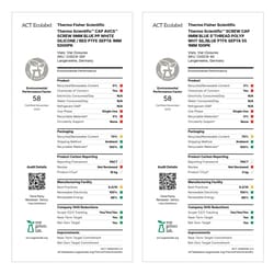 Thermo Scientific SureSTART 9 mm Screw Caps, Level 1 Everyday Analysis White Silicone/Blue PTFE | Buy Online | Thermo Scientific&trade; | Fisher Scientific