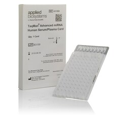 TaqMan Advanced miRNA Human Serum/Plasma Card 384 reactions | Buy Online | ABI Applied Biosystems | Fisher Scientific