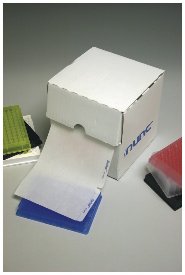 Thermo Scientific Nunc Sealing Tapes Clear polyester adhesive sealing