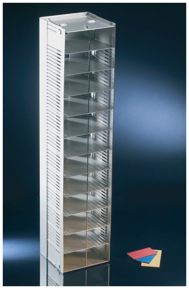 Thermo Scientific CryoBox Freezer Racks Vertical, aluminum, 12