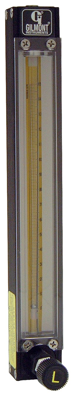 Oakton&trade;&nbsp;150 mm Construction Industrial Calibrated Flowmeters With Standard Valve:  