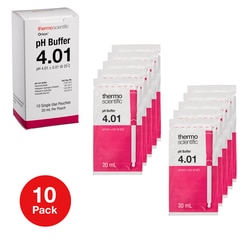 Thermo Scientific Orion pH Buffer Individual Use Pouches 10 x 20 mL | Buy Online | Thermo Scientific&trade; | Fisher Scientific