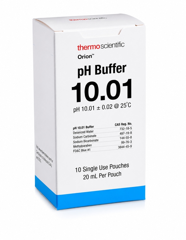 Thermo Scientific Orion pH Buffer Individual Use Pouches 10/Pk