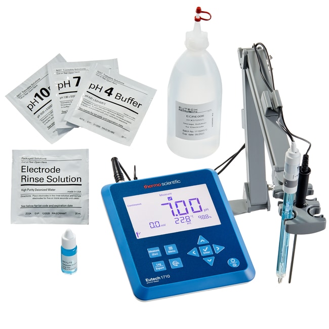 Bench Fh Thermo Scientific Eutech PH 1710 pH Bench Meter Kit estándar de ...