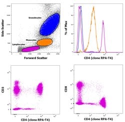 CD4 Monoclonal Antibody (RPA-T4), PE, eBioscience , Invitrogen:Antibodies:Primary