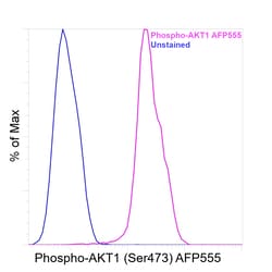 Invitrogen&trade;&nbsp;Phospho AKT1 (Ser473) Recombinant Mouse Monoclonal Antibody (SDRNR), Alexa Fluor&trade; Plus 555