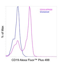 Invitrogen CD19 Recombinant Rat Monoclonal Antibody (6OMP31), Alexa Fluor Plus 488 50 &mu;L | Buy Online | Invitrogen&trade; | Fisher Scientific