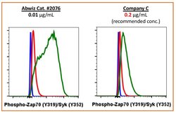 Invitrogen Phospho-ZAP70/Syk (Tyr319, Tyr352) Recombinant Rabbit Monoclonal