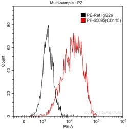 CD115 (c-fms) Rat anti-Mouse, PE, Clone: AFS98, Proteintech 100 &mu;g:Antibodies,