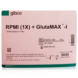 Gibco RPMI 1640 Medium, GlutaMAX Supplement 10 L | Buy Online | Gibco&trade; | Fisher Scientific