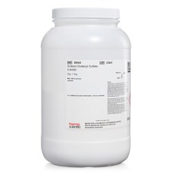 Thermo Scientific Sodium Dodecyl Sulfate (SDS), Lauryl 1 kg | Buy Online | Thermo Scientific&trade; | Fisher Scientific