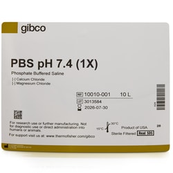 Gibco PBS, pH 7.4 10 L | Buy Online | Gibco&trade; | Fisher Scientific