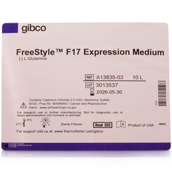Gibco Milieu d’expression FreeStyle F17 10 L | Buy Online | Gibco&trade; | Fisher Scientific