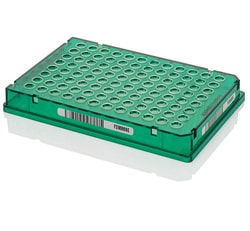 Applied Biosystems™ MicroAmp™ EnduraPlate™ Optical 96-Well Full-Skirted Plates with Barcode, green