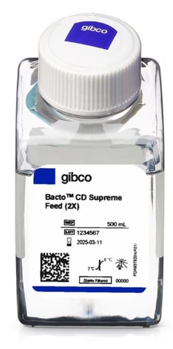 Gibco Bacto CD Supreme Feed (2X), liquid 10 x 500 mL | Buy Online | Gibco&trade; | Fisher Scientific