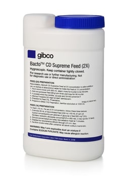 Gibco&trade;&nbsp;Bacto&trade; CD Supreme Feed (2X), powder