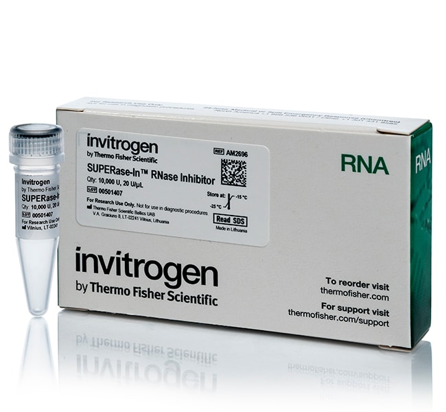 Invitrogen SUPERase In RNase Inhibitor (20 U/ L) 10,000 units 