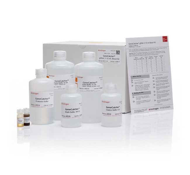 Invitrogen™ GeneCatcher™ gDNA Blood Kit, 310 mL 200 ml DNA Extraction