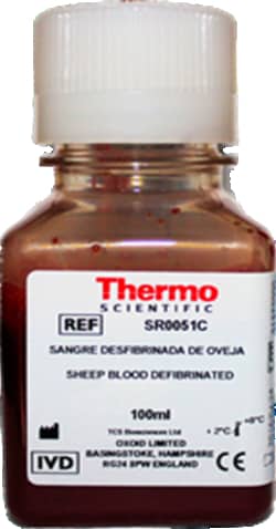 Thermo Scientific&trade;&nbsp;Oxoid&trade; Defibrinated Sheep Blood